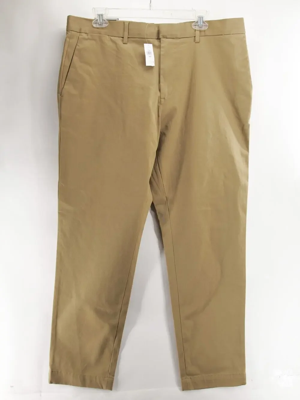 NWT Banana Republic Mens 35W 30L Khaki Mason Athletic Rapid Movement Chino Pants